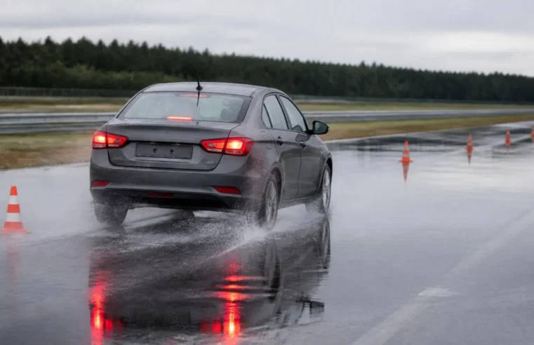 Testing Car Braking Performance on Wet Roads