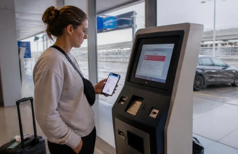 Modern Rental Car Kiosk PIN Entry Errors